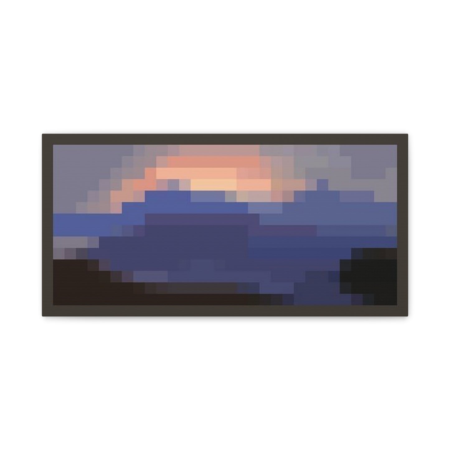 "Sunset" - Minecraft Canvas